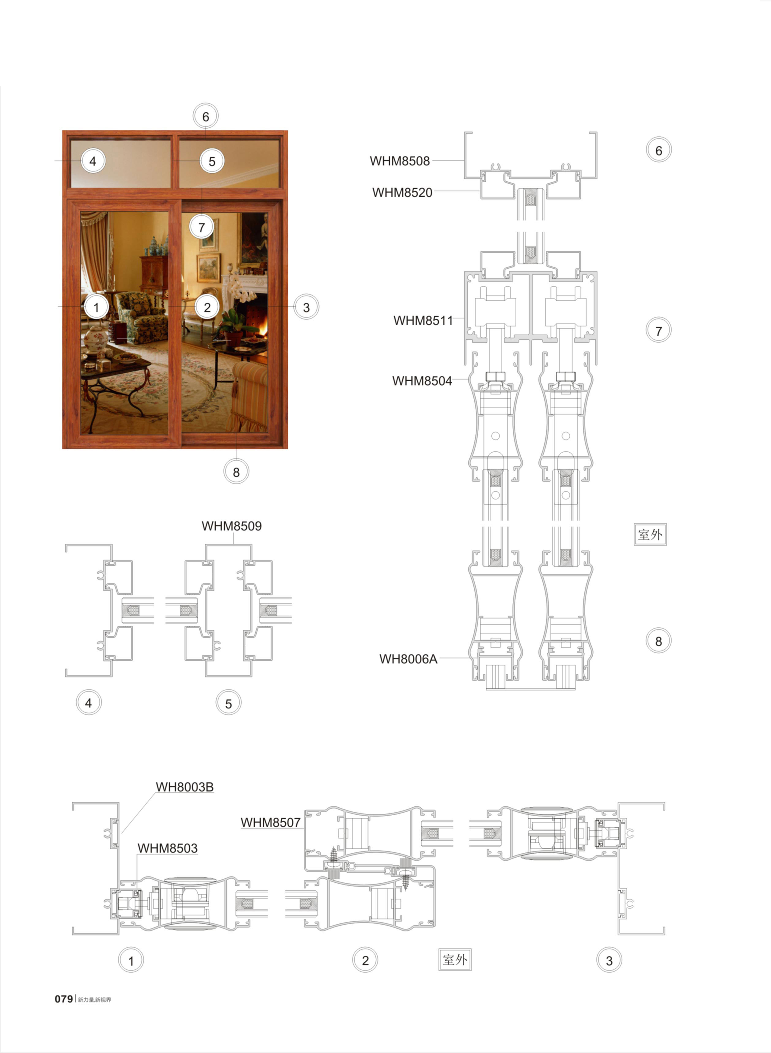 WHM85推拉、吊軌門