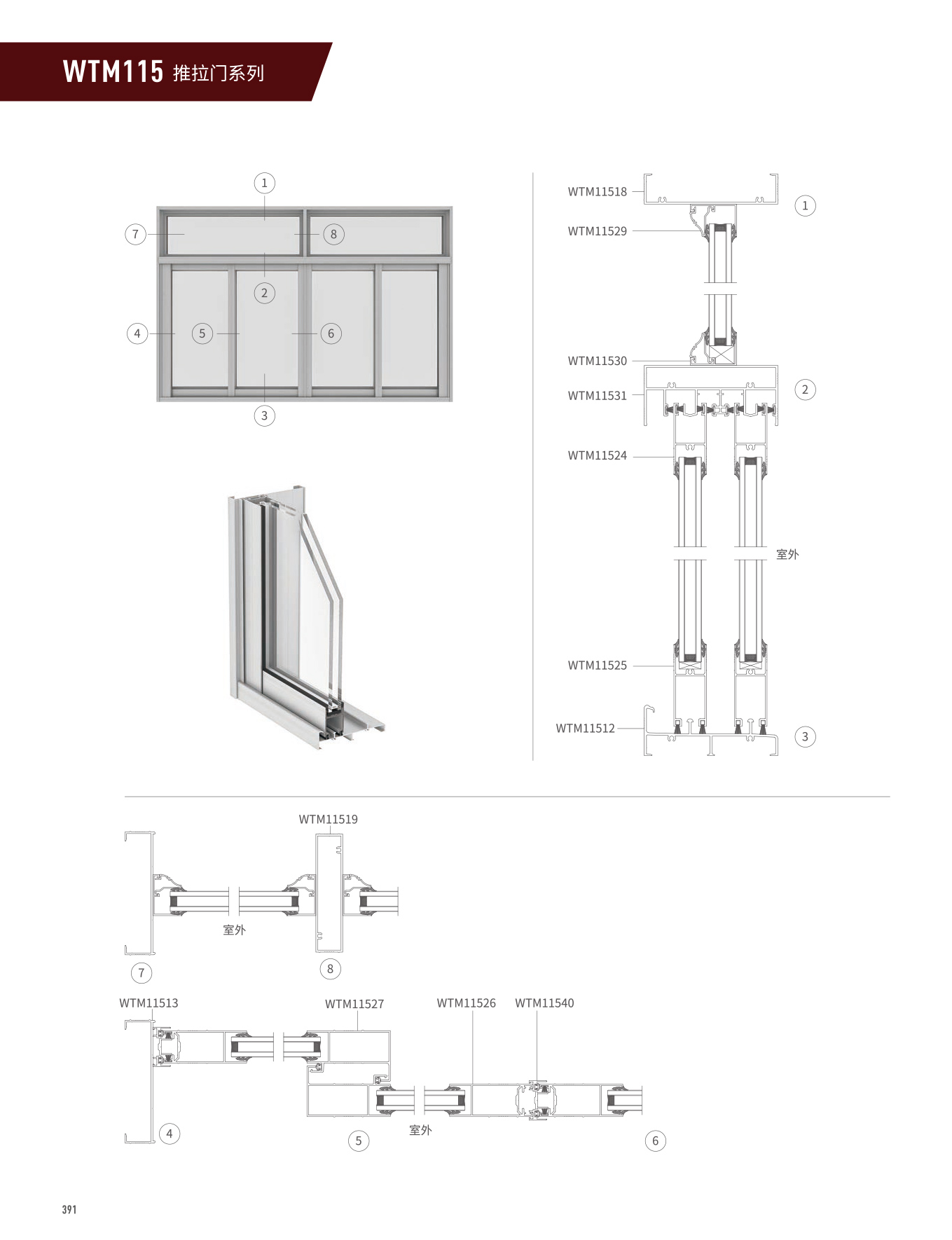 WTM115系列推拉門(mén)