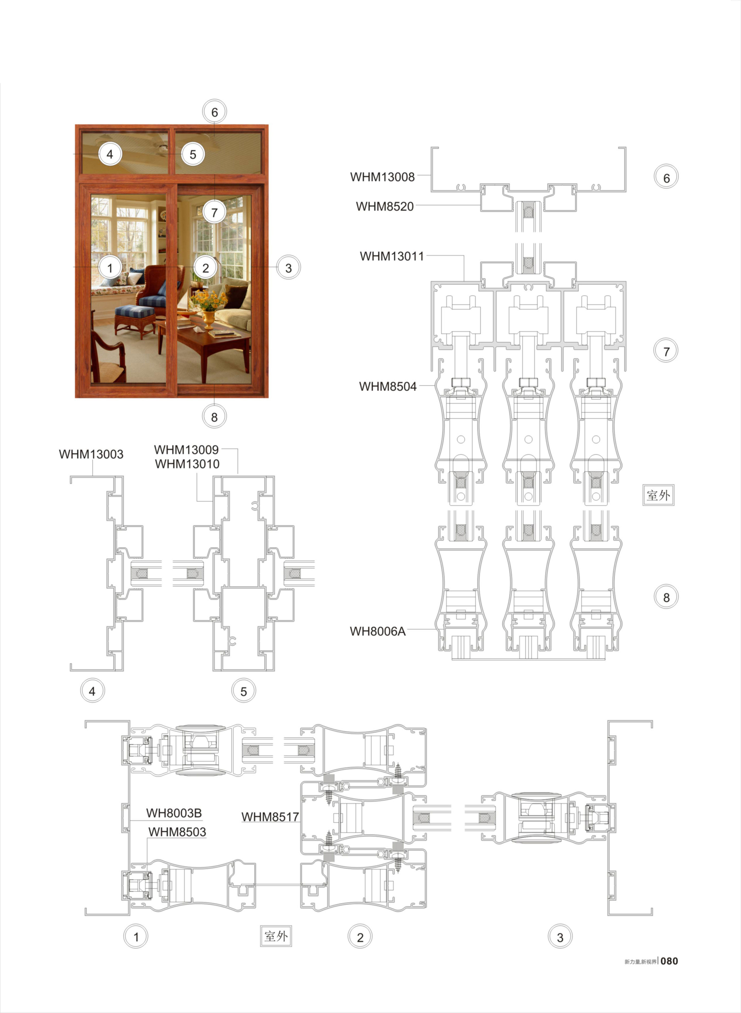 WHM85推拉、吊軌門