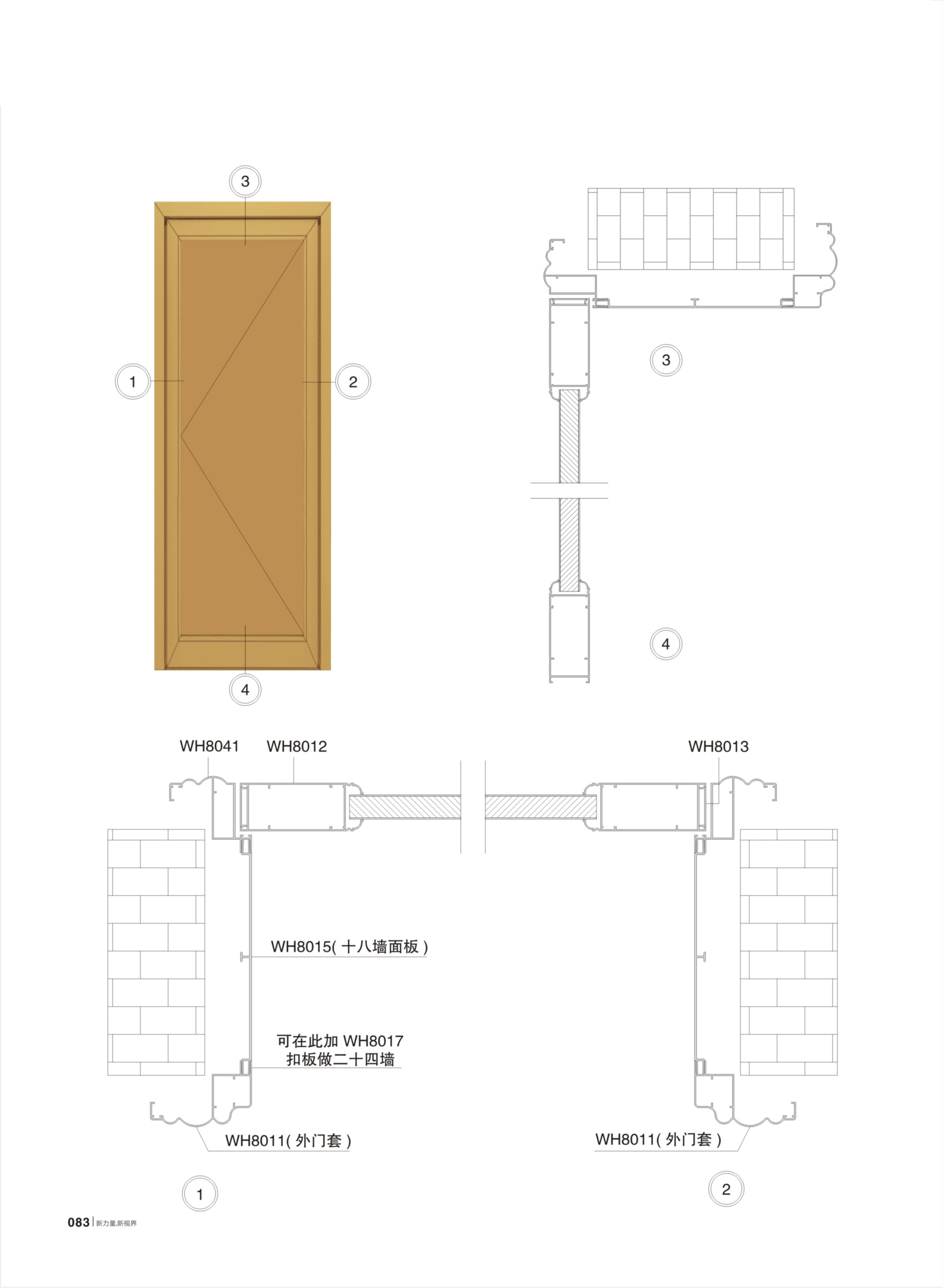 WH80平開(kāi)、推拉、吊門(mén)